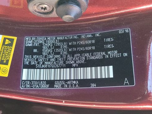Used 2016 Toyota Highlander XLE AWD/4WD image 20