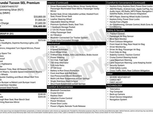 New 2026 Hyundai Tucson SEL image 1