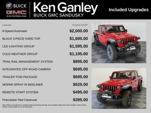 Used 2022 Jeep Gladiator Rubicon w/ LED Lighting Group AWD/4WD image 3
