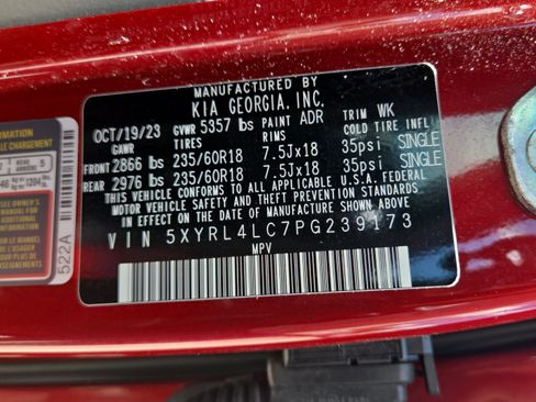 Used 2023 Kia Sorento S w/ Panoramic Sunroof Package FWD image 37