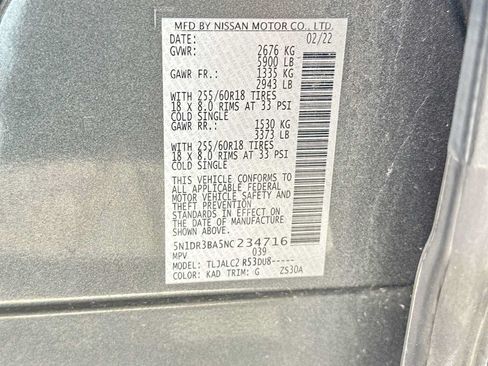 Used 2022 Nissan Pathfinder SV FWD image 22