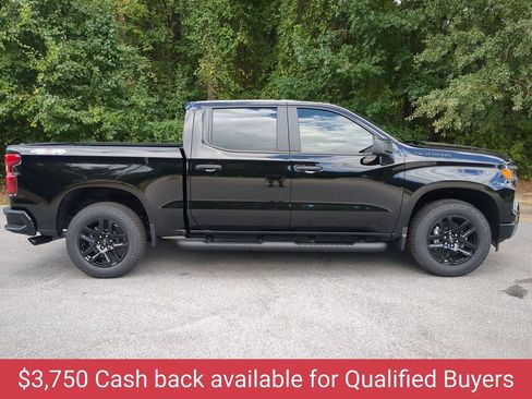 New 2026 Chevrolet Silverado 1500 Custom w/ Turbomax Blackout Package AWD/4WD image 3