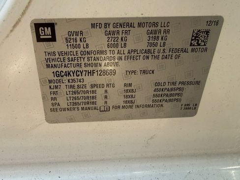 Used 2017 Chevrolet Silverado 3500 W/T w/ WT Convenience Package image 35