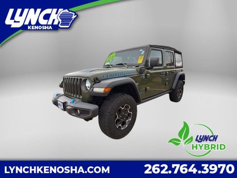 Used 2023 Jeep Wrangler Unlimited Rubicon 4xe w/ Safety Group image 1