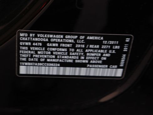 Used 2012 Volkswagen Passat 2.5 SE image 41