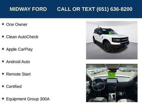 Certified 2025 Ford Bronco Sport Outer Banks w/ Outer Banks Tech Package+ AWD/4WD image 7