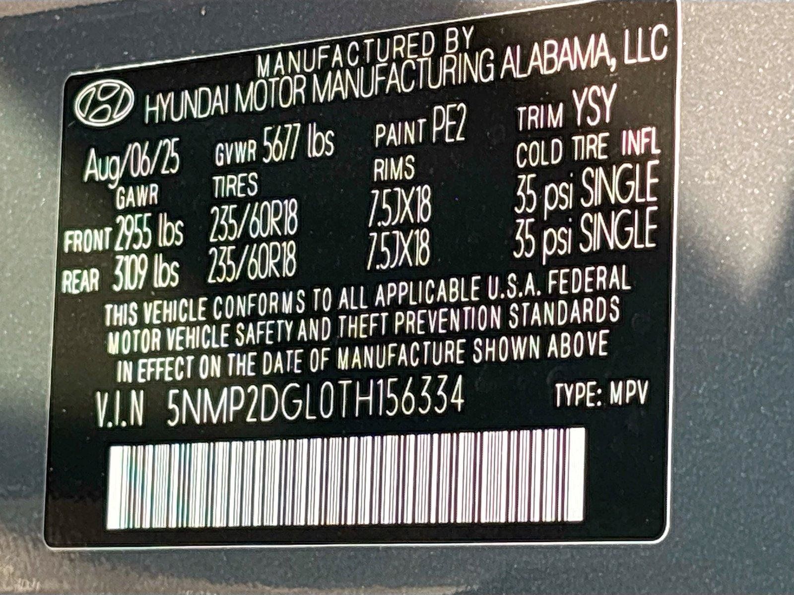 Certified 2026 Hyundai Santa Fe SEL AWD/4WD image 22