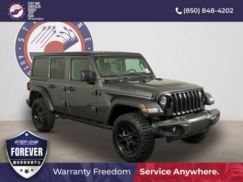 Used 2022 Jeep Wrangler Unlimited Sport image 1