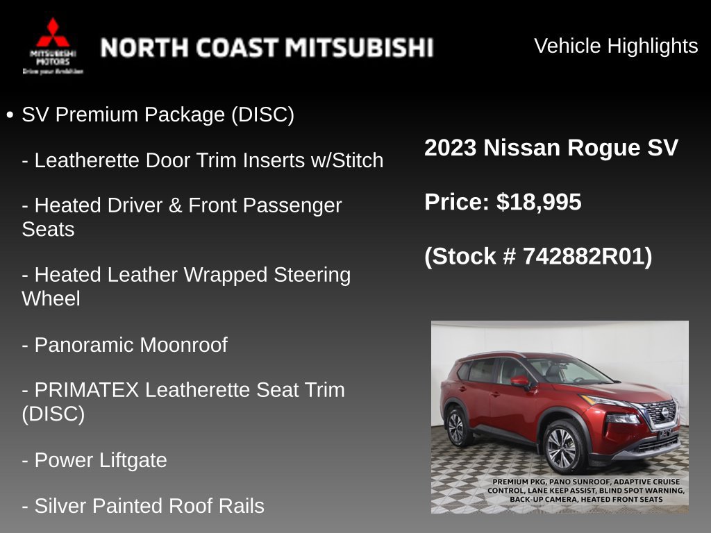Used 2023 Nissan Rogue SV w/ SV Premium Package AWD/4WD image 2