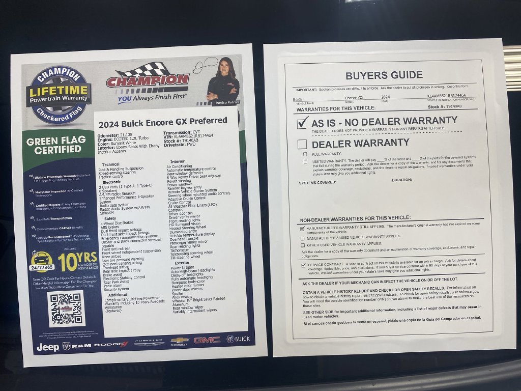 Certified 2024 Buick Encore GX Preferred w/ Comfort Package FWD image 43