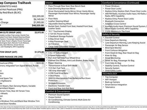 Certified 2025 Jeep Compass Trailhawk w/ Trailhawk Elite Group AWD/4WD image 15