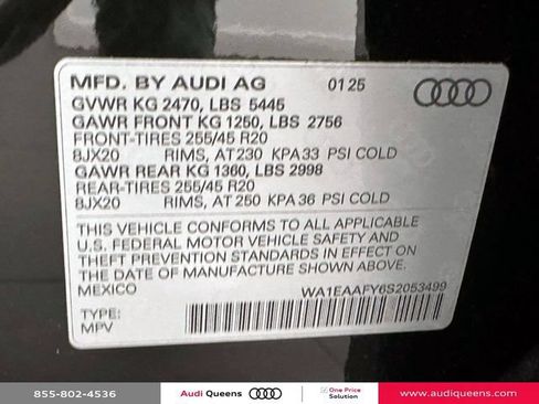 Used 2025 Audi Q5 2.0T Premium Plus w/ Premium Plus Package AWD/4WD image 38
