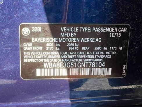 Used 2016 BMW 328i xDrive Sedan AWD/4WD image 33