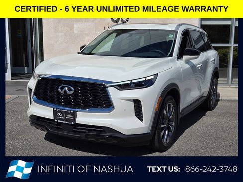 Certified 2023 INFINITI QX60 Luxe w/ Performance Audio Package AWD/4WD image 1