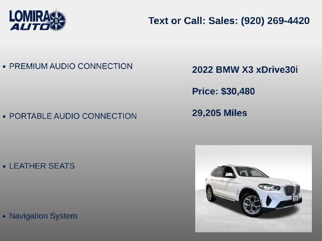 Used 2022 BMW X3 xDrive30i AWD/4WD image 21
