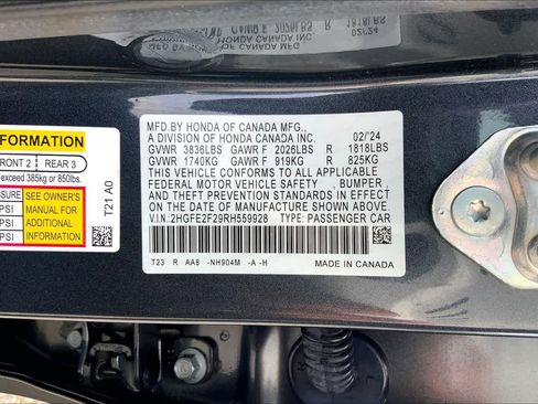 Used 2024 Honda Civic LX image 36