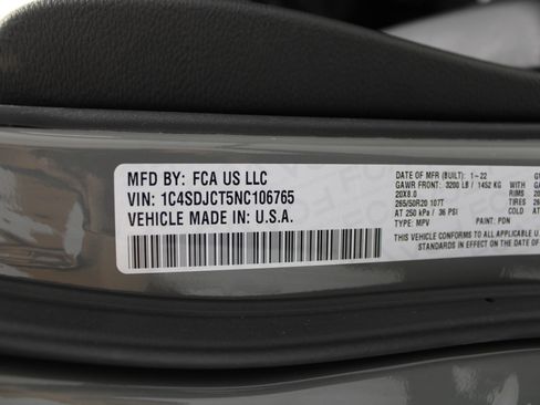 Used 2022 Dodge Durango R/T w/ Trailer Tow Group IV AWD/4WD image 50