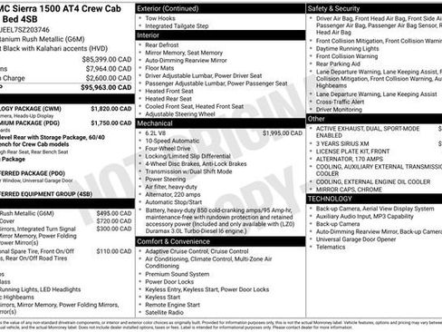 Used 2025 GMC Sierra 1500 AT4 w/ Technology Package AWD/4WD image 6