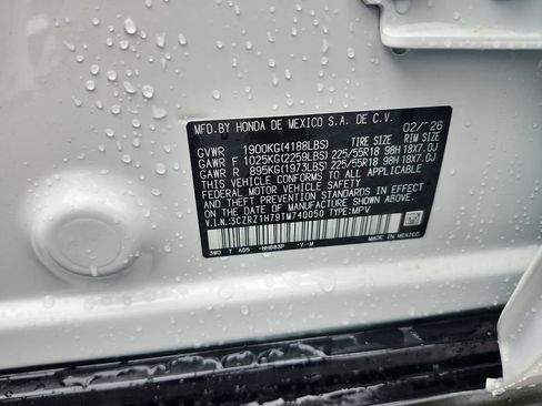 New 2026 Honda HR-V EX-L image 36