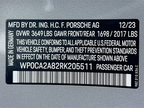 Used 2024 Porsche 718 Boxster Style Edition image 32
