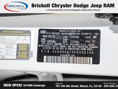 Used 2014 Kia Optima EX w/ Paint Protection Film Package image 36