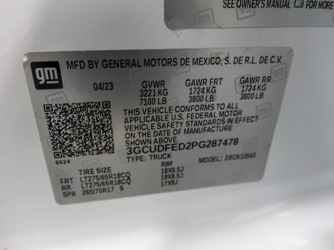 Certified 2023 Chevrolet Silverado 1500 LT Trail Boss w/ Protection Package image 31