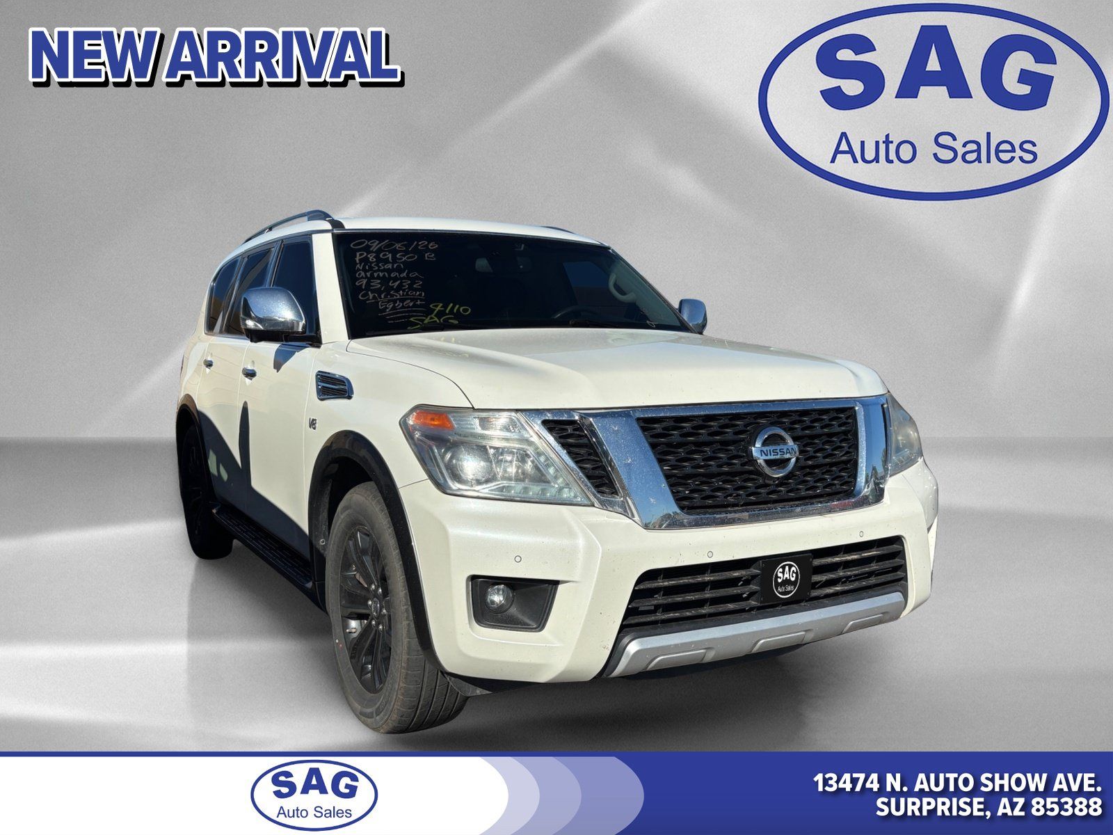 Used 2017 Nissan Armada Platinum w/ Captain Seat Package AWD/4WD image 1