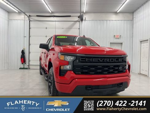 Used 2024 Chevrolet Silverado 1500 Custom w/ Turbomax Blackout Package image 1