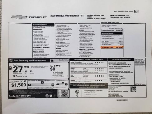 Used 2020 Chevrolet Equinox Premier AWD/4WD image 34