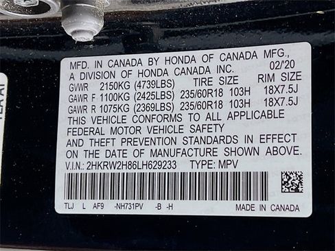 Used 2020 Honda CR-V EX-L image 30