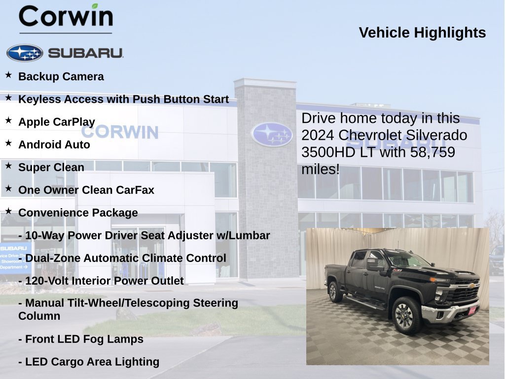 Used 2024 Chevrolet Silverado 3500 LT w/ All Star Edition AWD/4WD image 6