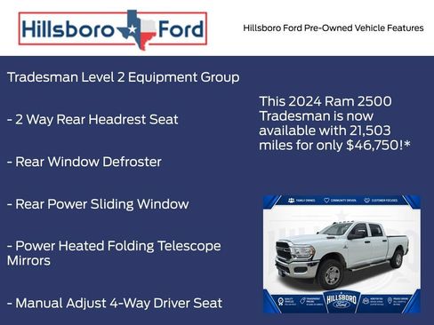 Used 2024 RAM 2500 Tradesman w/ Chrome Appearance Group AWD/4WD image 6