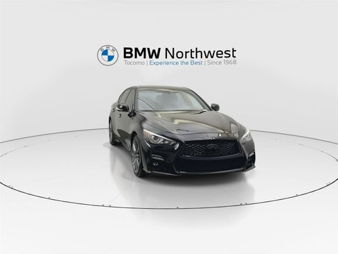 Used 2023 INFINITI Q50 Red Sport 400 w/ Black Opal Edition AWD/4WD image 7