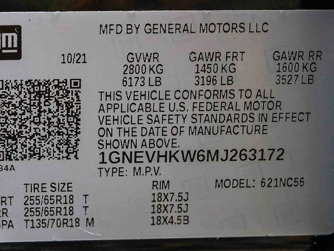 Used 2021 Chevrolet Traverse LT image 31