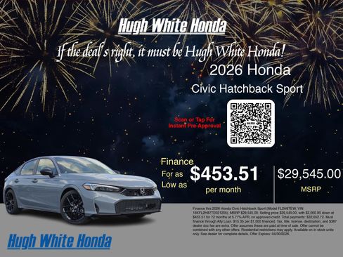 New 2026 Honda Civic Sport image 7