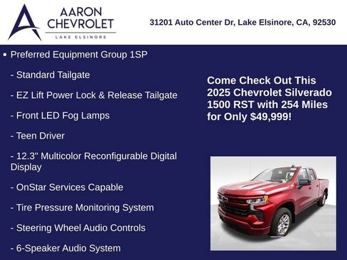 Used 2025 Chevrolet Silverado 1500 RST w/ Z71 Off-Road Package image 11
