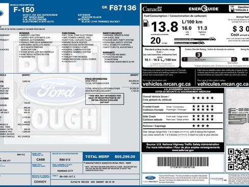 Used 2016 Ford F150 Lariat w/ Equipment Group 501A Mid image 9