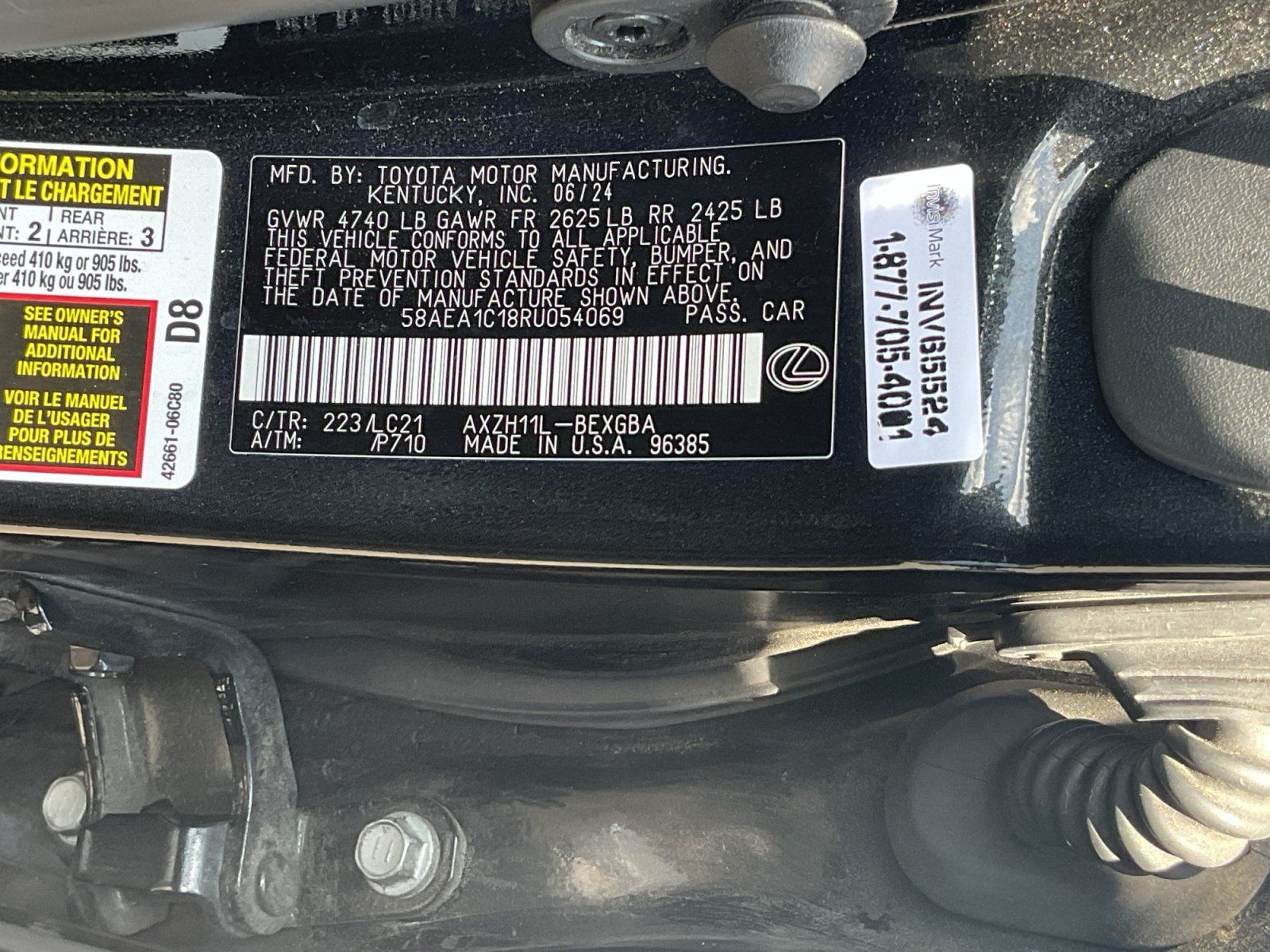Used 2024 Lexus ES 300h w/ Accessory Package (Z2) FWD image 28