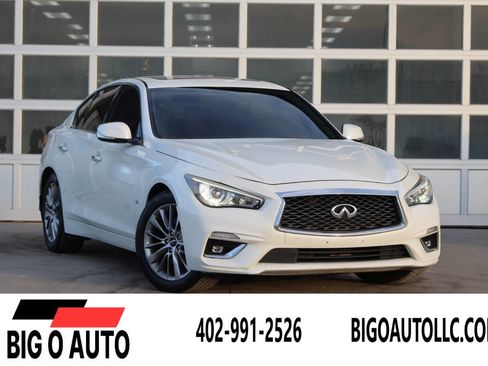 Used 2019 INFINITI Q50 Luxe w/ Essential Package (3.0T Luxe) image 1
