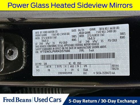 Certified 2024 Ford F150 XLT w/ Equipment Group 302A MID AWD/4WD image 37