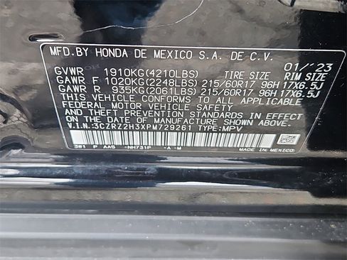 Certified 2023 Honda HR-V LX image 14