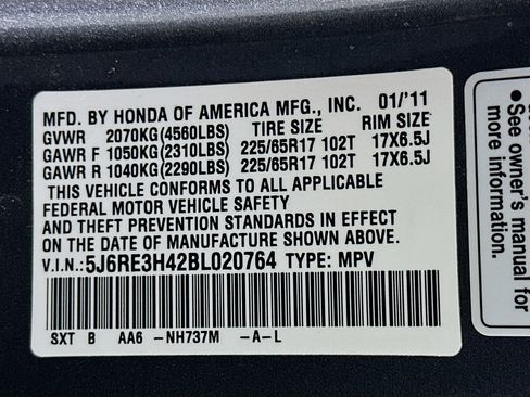 Used 2011 Honda CR-V SE image 12