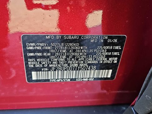 New 2026 Subaru Outback Limited AWD/4WD image 10