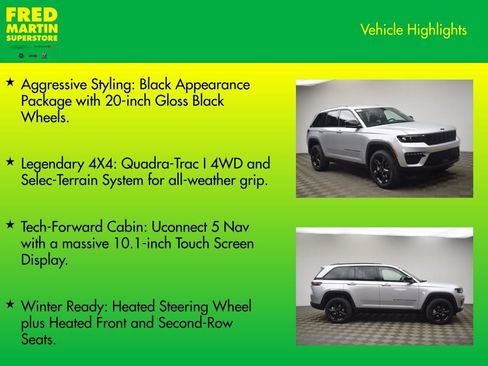 New 2025 Jeep Grand Cherokee Limited w/ Black Appearance Package AWD/4WD image 15