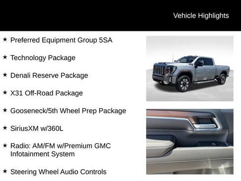 Used 2024 GMC Sierra 2500 Denali w/ Denali Reserve Package AWD/4WD image 8