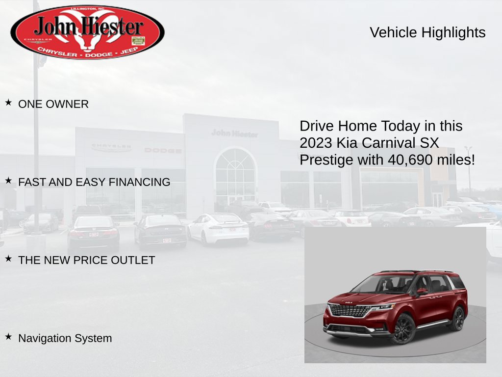Used 2023 Kia Carnival SX Prestige FWD image 3