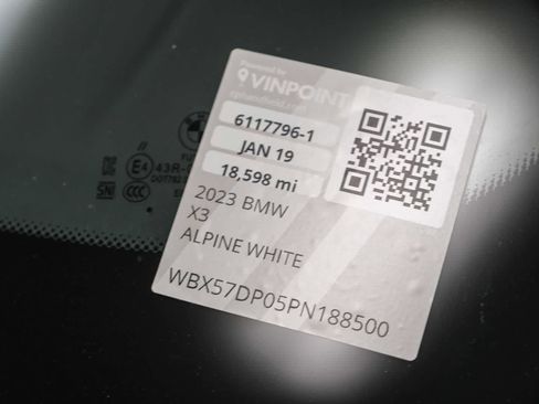 Used 2023 BMW X3 xDrive30i w/ Convenience Package w/ZPA image 29