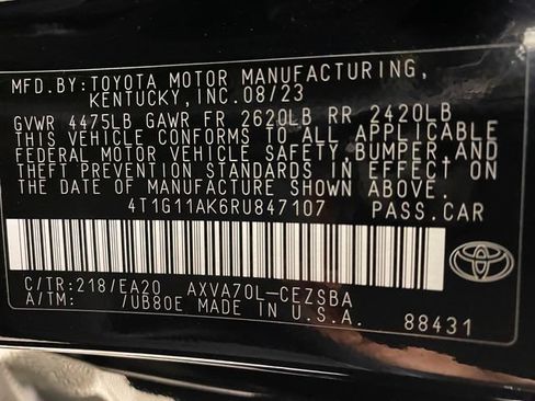 Certified 2024 Toyota Camry SE FWD image 24
