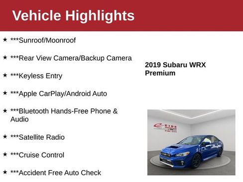 Used 2019 Subaru WRX Premium image 3