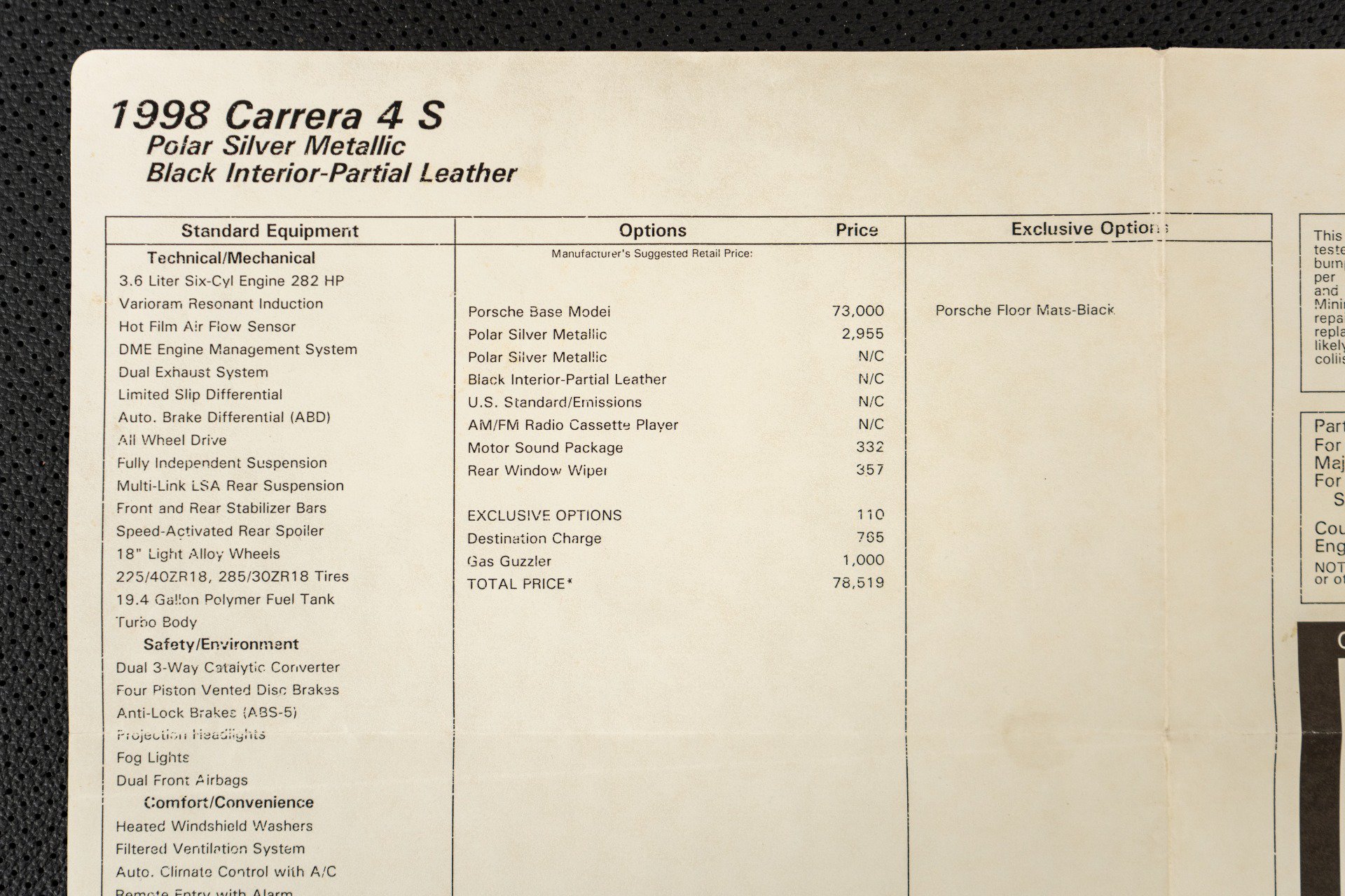 Used 1998 Porsche 911 Carrera 4S AWD/4WD image 24